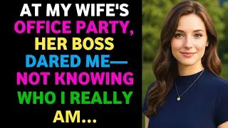 At My Wife&rsquo;s Office Party, Her Boss Dared Me&mdash;Not Knowing Who I Really Am #betrayal