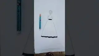 easy simple girl #drawing #rima #youtubeshorts #art #shorts