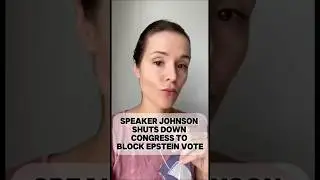 Speaker Johnson SHUTS DOWN Congress to Block Epstein Vote #EpsteinFiles #MikeJohnson