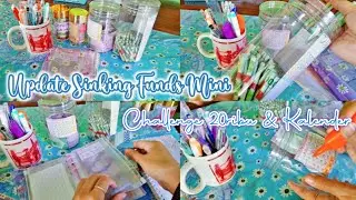 UPDATE SINKING FUNDS MINI | CHALLENGE 20RIBU & TABUNGAN KALENDER AGUSTUS 2022🇦🇹