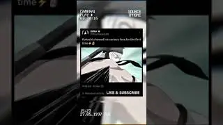 Kakashi showed his serious face for the first time 🔥🗿#kakashi #naruto #trending #viral #shorts #fyp
