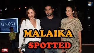 Amrita With Husband Shakeel Ladak & Malaika Arora : CELEB SPOTTING