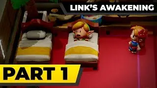 LINK'S AWAKENING SWITCH - 100% Walkthrough Part 1 - Mysterious Forest [No-Commentary]