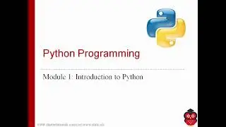 1. Introduction to Python Part 1