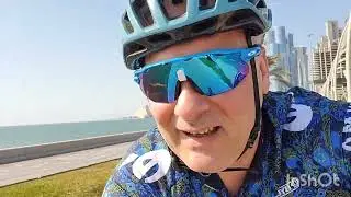 Ride towards Doha Port #cycling #qatar