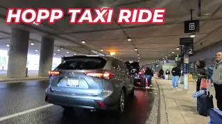 HOPP Taxi Ride from Pearson Airport to Downtown Toronto 