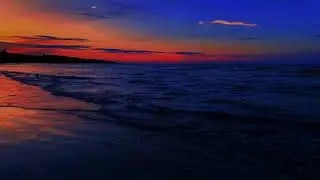 Ocean Waves Sound with Sea Ambience | Calm Night Sleep Audio