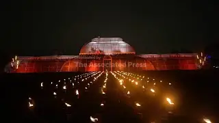More than a million LEDs lead the way at Kew&rsquo;s Christmas display, but the energy use is going down