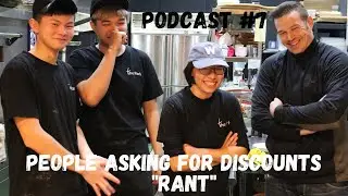 Insulting a restaurant by asking for a discount. People are savages 