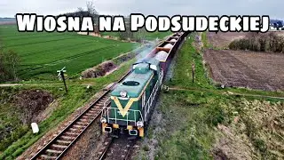 Wiosna na Podsudeckiej Magistrali Kolejowej 2023 – część 1 #podsudecka #pociągi #zlotuptaka