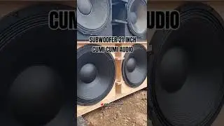 Subwoofer 21 inch terbaru ( Cumi cumi audio ) #subwoofer  #audiosystem #audio #horeg #viralshort #dj