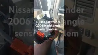 Nissan Pathfinder 2006 model angle sensor problem remove or change