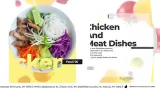Food Menu Promo | After Effects Project Files - Videohive template