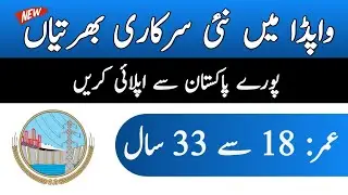 WAPDA Jobs 2022 Online Apply |Latest WAPDA Jobs 2022| New Govt Jobs Today