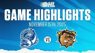 Лучшие моменты OHL: Brampton Steelheads против Brantford Bulldogs, 15 ноября 2025 г.