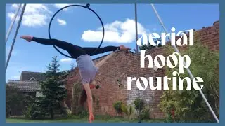 Billie eilish aerial hoop routine | no time to die | aerial lyra | x pole a frame