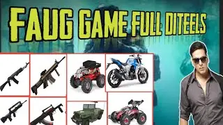 Faug Game Full DITELS(Guns And Van )in (IN HINDI) !faug game ke bare me ,faug game ,