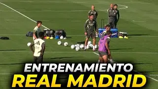 ENTRENAMIENTO REAL MADRID hoy previo al GETAFE