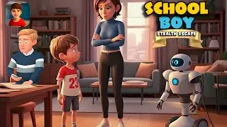 School Boy Stealth Escape | Burger, Snacks, Robot and Game Chapters