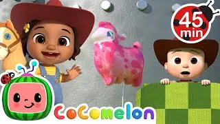 Lets Play Pretend Ba Ba Black Sheep! 🎶| Nina's Familia | CoComelon Nursery Rhymes & Kids Songs