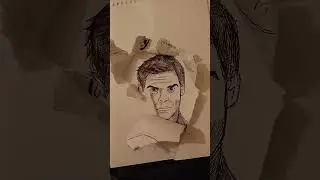 Dexter Morgan drawing #drawing #diy #dexter #dextermorgan