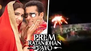 Salman Khan Fans BURSTS CRACKERS Inside Theatre | Prem Ratan Dhan Payo (Throw Back)