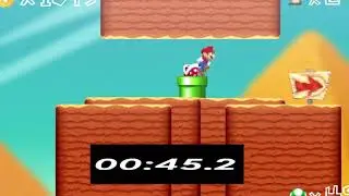 Mario's Adventure 2 Speedrun in 1:14.1 [Flash Game]