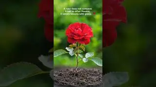 The Beauty of Being Yourself #rose #flowers #quotes