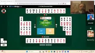 5 hands against a top bridge player (Luc Bellicaud) - 8th December 2024