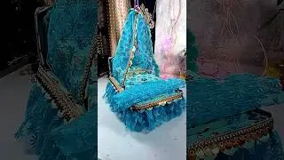 Thakur Ji Ka Bed Kaise Banaye 🪷✨    #connectionofart #diy #bed #thakurji #krishna #shorts
