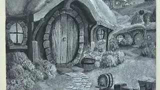 A Journey Through Middle-earth | Painting the Shire (Part 1: Sketches and Grisaille)