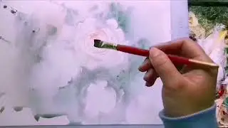 How to Use the Inclined Peak Pen | Watercolor Flower Tutorial