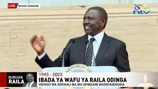 I Have Come A Long Way With Baba | President Ruto's Full Tribute To Raila Odinga