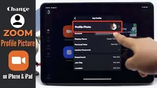 Изменить изображение профиля Zoom на iPad/iPhone (простое пошаговое руководство)