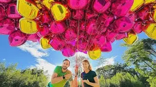 &iquest;Un globo de helio puede levantar a Giu Mafra? &iexcl;Lo ponemos a prueba!