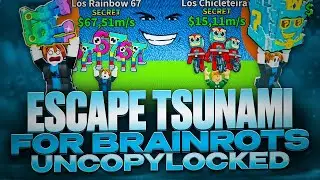 [UPD]🌊 Escape Tsunami For Brainrots UNCOPYLOCKED | Roblox Studio Tutorial Game Copier