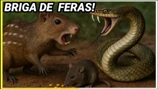 PACA X COBRA QUEM VENCEU? serpente venenosa na ceva de paca...