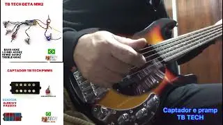Captador MUSICMAN TB TECH PASSIVO E PRAMP TB TECH TAGIMA TBM5.