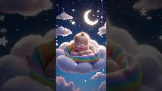 Soothing Nighttime Lullaby for Babies & Toddlers | Falling Stars ✨ Lullaby Music for Deep Sleep 💤