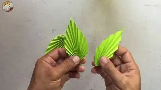 How to make paper flower leaf | Paper leaf | DIY-Beauty Of Paper