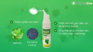 Xịt mũi họng COVI 3 - DƯỢC PHẨM PHARMATREE