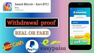 SWEET Bitcoin App Real Or Fake? | Sweet Bitcoin withdrawal proof 🔥