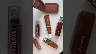 Chocolate makeup 🤎 #makeup #makeupaddict #lipgloss #dior #hudabeauty #sephora #relatable #beauty
