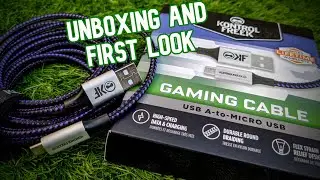 KontrolFreek Gaming Cable for Xbox One and PS4 - UNBOXING AND FIRST LOOK