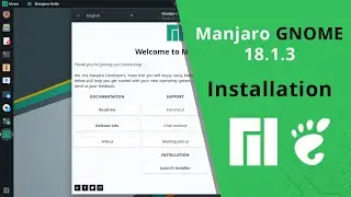 How to install Manjaro GNOME 18.1.3 step by step