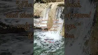 Hanging Out by a Mini Waterfall of a Cold Spring