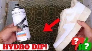 HYDRO DIPPED SNEAKERS! NIKE AIR FORCE 1 W/ HYDROGRAPHIC GIRAFFE PRINT!!