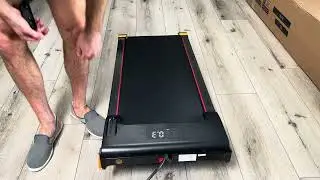 Walking Pad Under Desk Treadmill, 2.5HP Quiet Brushless Small Treadmill for Home and Office