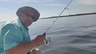 Trying 8 hooks for white perch. Albamaral sound NC