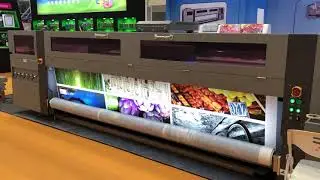 High Efficiency UV Hybrid printer 3200 for pvc film, stretch film, canvas, vinyl...